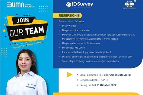 bumn surveyor indonesia career lingkungan